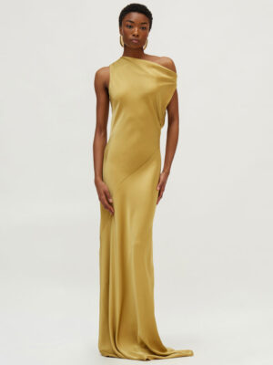 Hemithea Gold Dress
