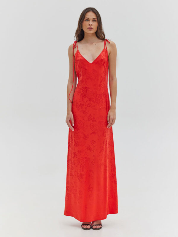 Hemithea Celeste Dress Watermelon Red