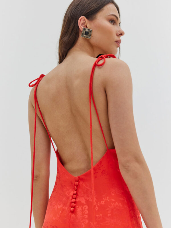Hemithea Celeste Dress Watermelon Red