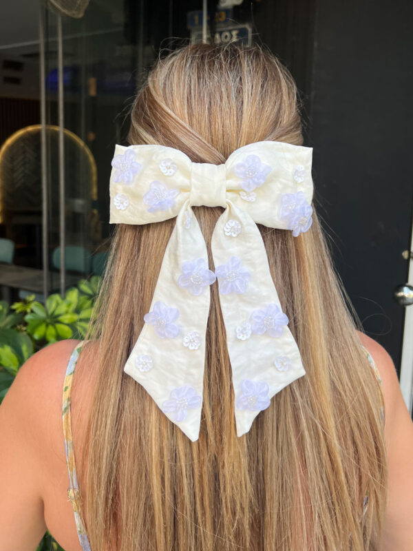 Sister Jane Forget Me Not Hair Bow - Image 2