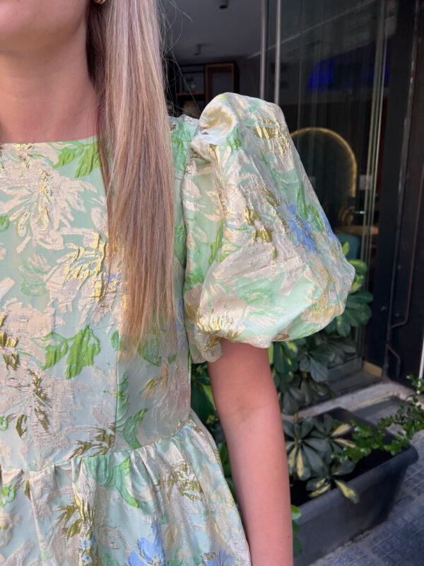 Sister Jane Pasqueflower Jacquard Midi Dress