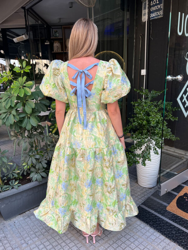 Sister Jane Pasqueflower Jacquard Midi Dress