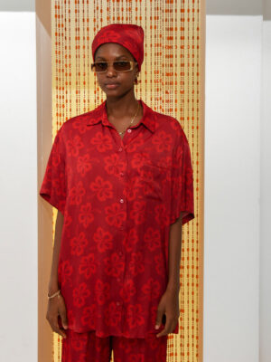 Arpyes Hibiscus Shirt Red