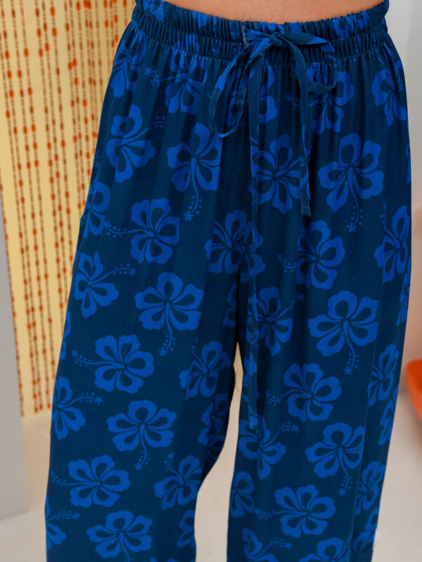 Arpyes Hibiscus Pants Blue