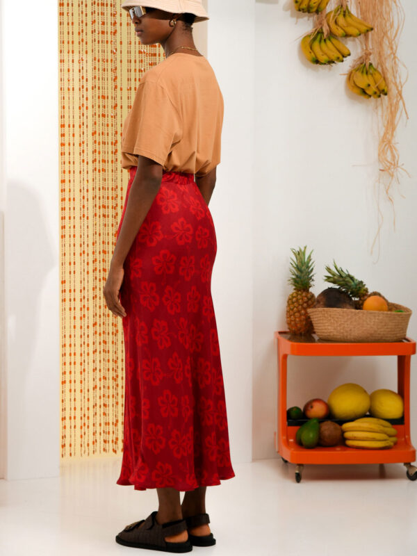 Arpyes Hibiscus Skirt Red