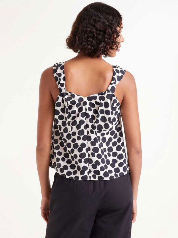 Compania Fantastica Black Striped Top