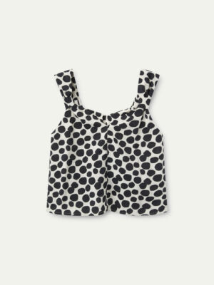 Compania Fantastica Black Striped Top