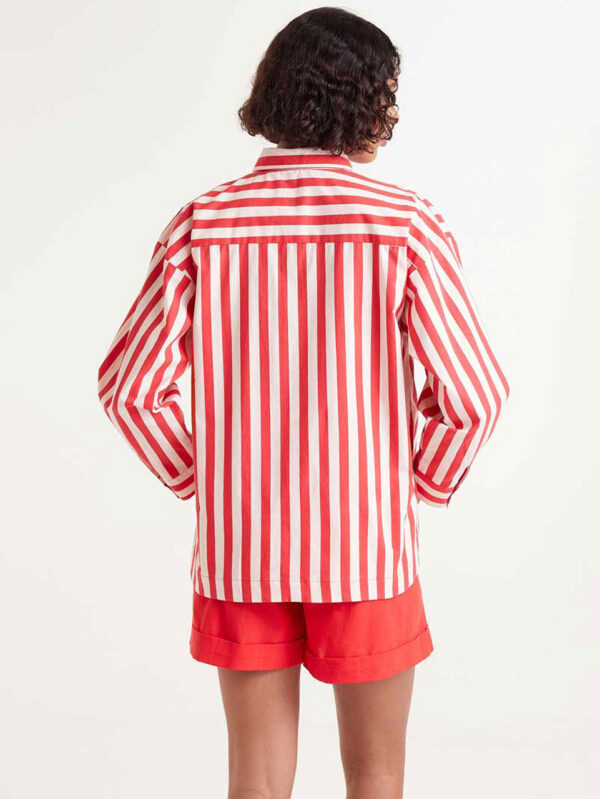 Compania Fantastica Red Striped Shirt