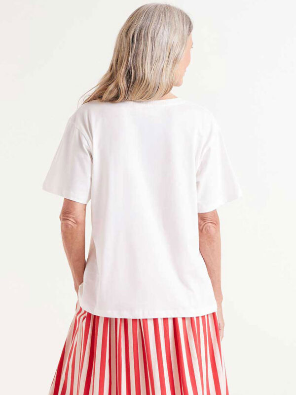 Compania Fantastica White T-shirt with Cherry