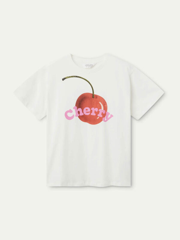 Compania Fantastica White T-shirt with Cherry