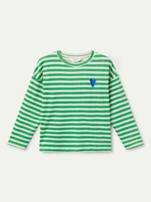 Compania Fantastica Green Striped Top