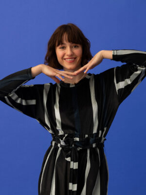 Adelie Pengu Popper Top Stripes