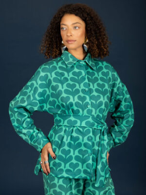Chaton Agatha Oversized Shirt Green