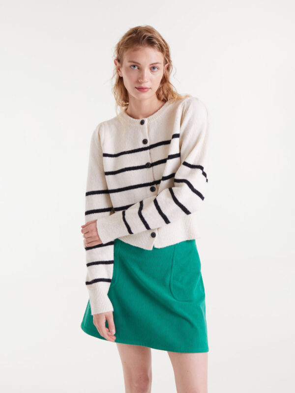 Compania Fantastica Ecru Cardigan