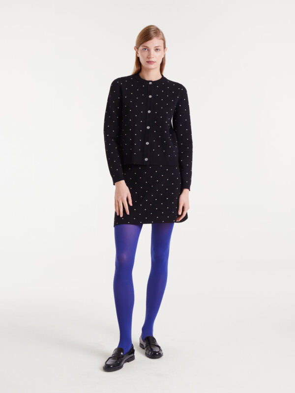 Compania Fantastica Jacquard Cardigan with Dots