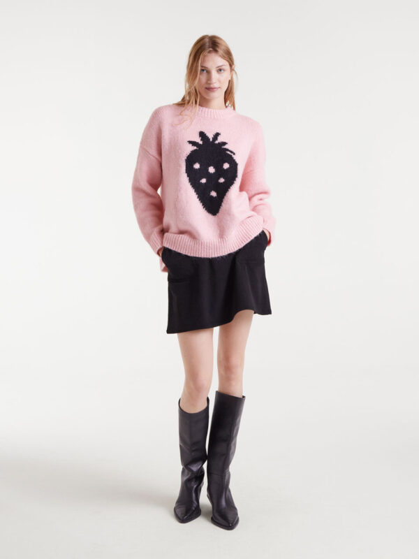 Compania Fantastica Black Short Skirt