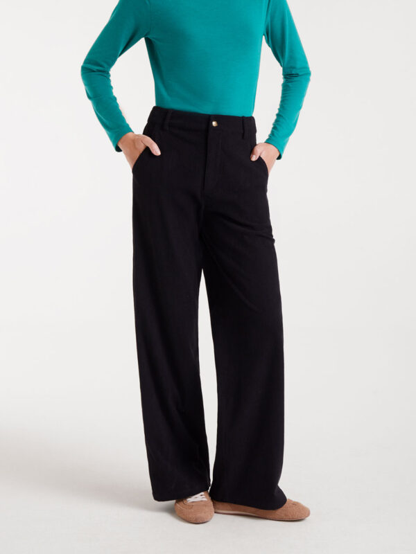 Compania Fantastica Black Corduroy Pants