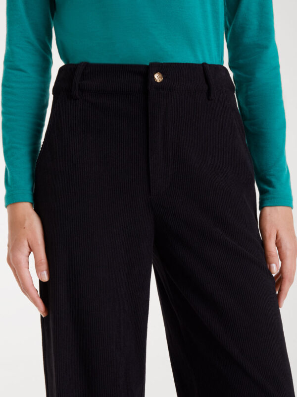 Compania Fantastica Black Corduroy Pants