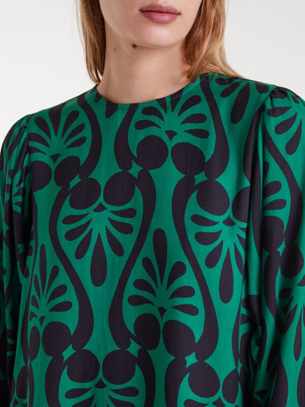 Compania Fantastica Short Dress with Baroque Print