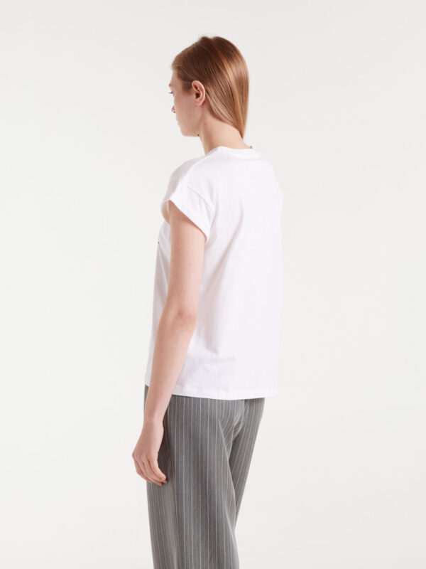 Compania Fantastica White T-shirt with Le Fraise Print