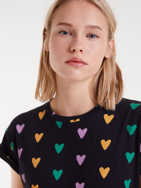 Compania Fantastica T-shirt with Cupid Lines Print