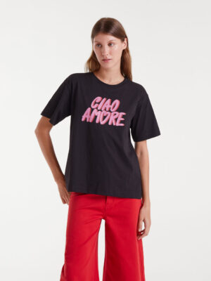 Compania Fantastica T-shirt with Ciao Amore Print