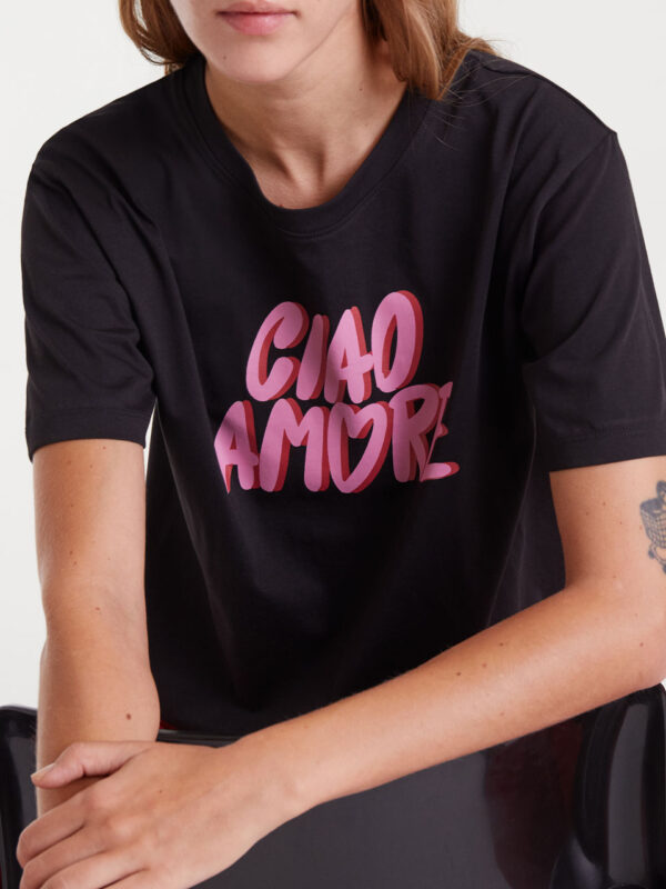 Compania Fantastica T-shirt with Ciao Amore Print