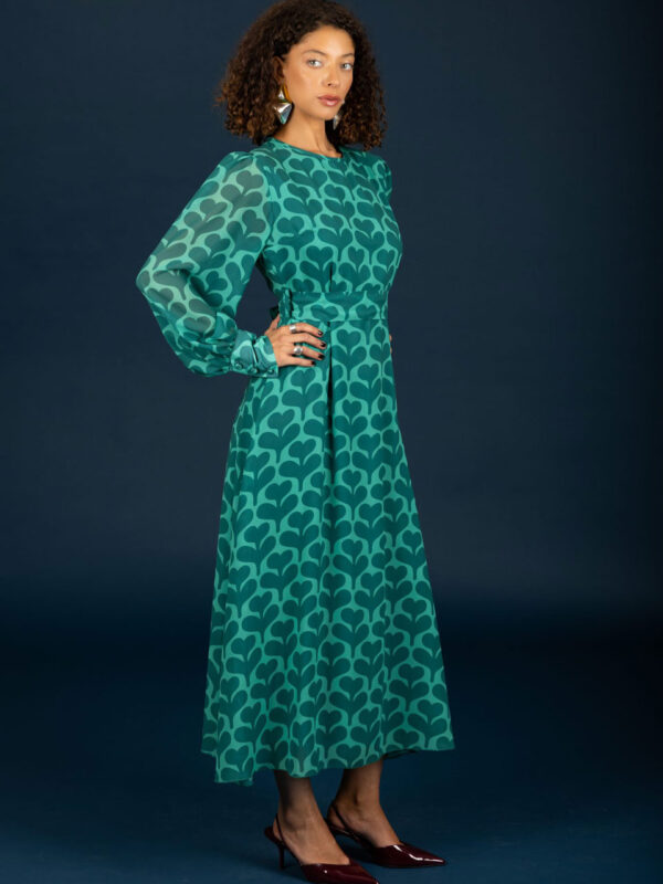 Chaton Agatha Dress Green
