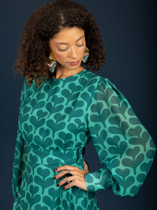 Chaton Agatha Dress Green