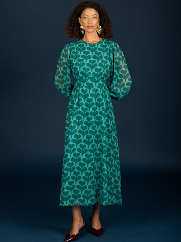 Chaton Agatha Dress Green