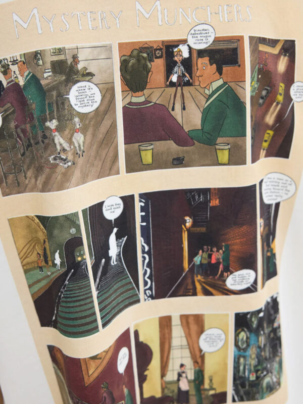 Hemithea Cheetah T-Shirt Mystery Munchers Comic