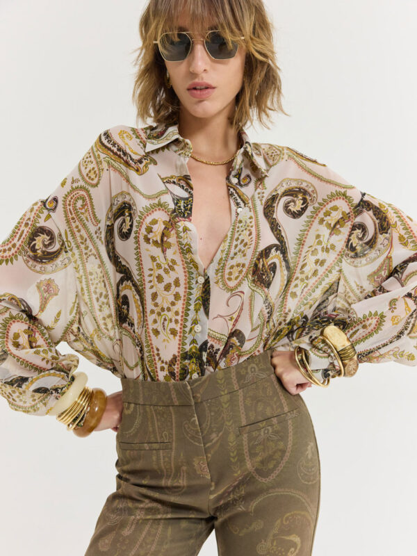 Hemithea Heather Shirt Golden Fields Cream