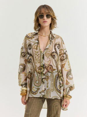 Hemithea Heather Shirt Golden Fields Cream