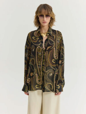Hemithea Heather Shirt Golden Fields Black