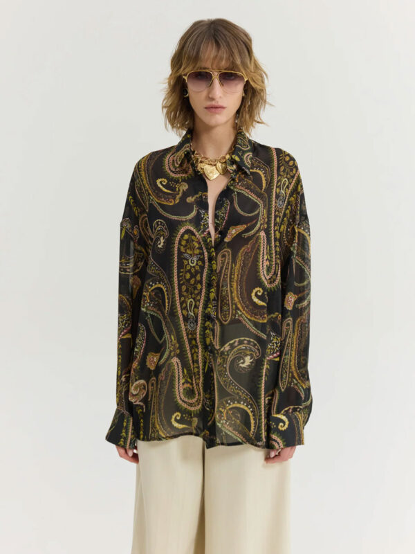 Hemithea Heather Shirt Golden Fields Black
