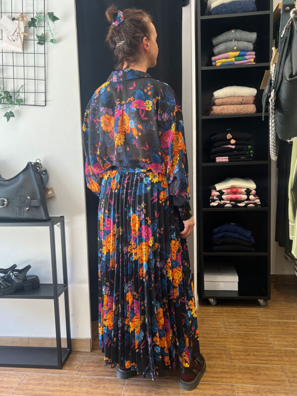 We are Pleated Umbrella Maxi Skirt