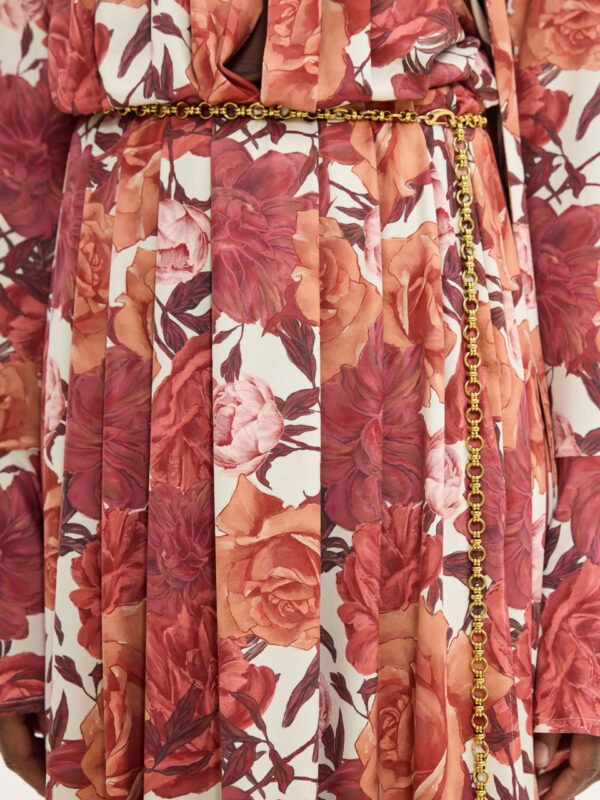 Hemithea Peony Dress Rust