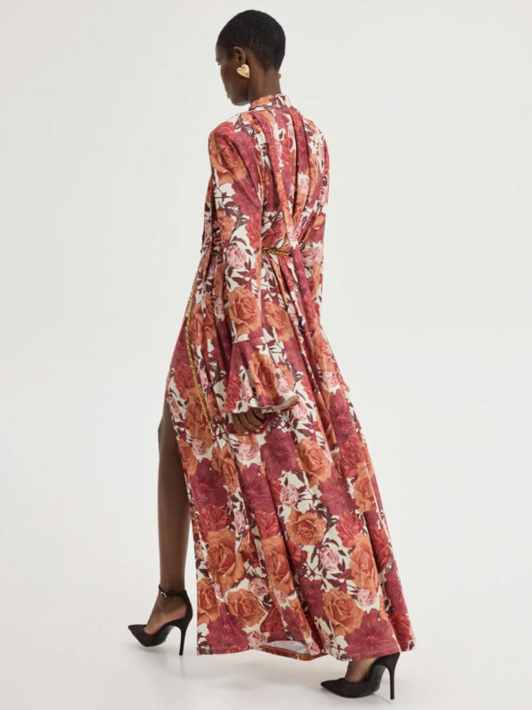 Hemithea Peony Dress Rust
