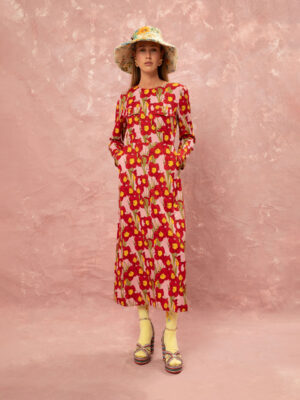 We are Printed Maxi Dress Narcissus Pink