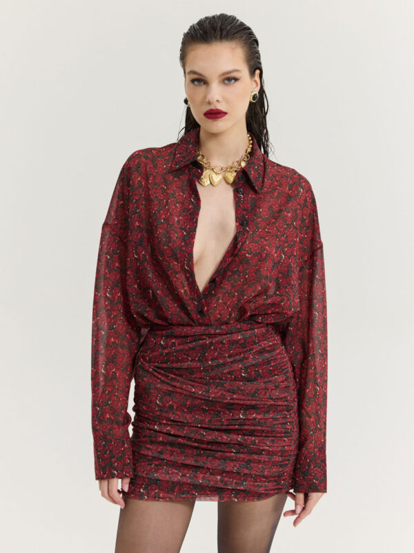 Hemithea Aperol Skirt Red