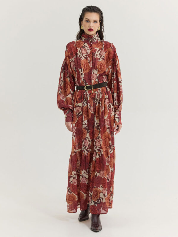 Hemithea Bramble Dress Rust