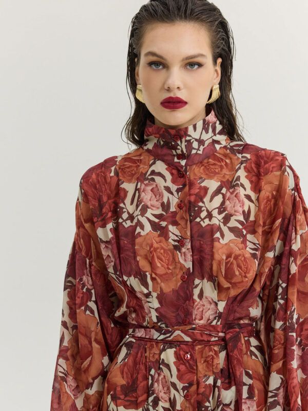 Hemithea Bramble Dress Rust