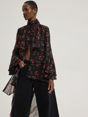 Hemithea Long Island Top Black