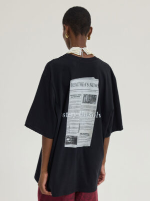 Hemithea Cheetah T-Shirt Black Hemithea News