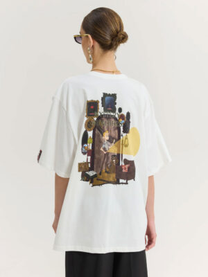 Hemithea Cheetah T-Shirt Rose Stories