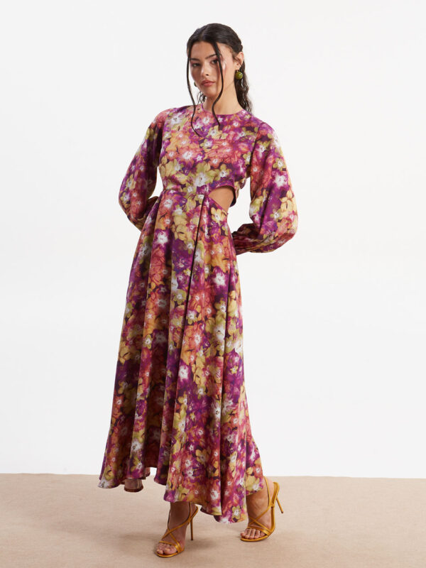 Ananke Jade Tencel Cut Out Dress