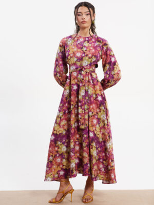 Ananke Jade Tencel Cut Out Dress