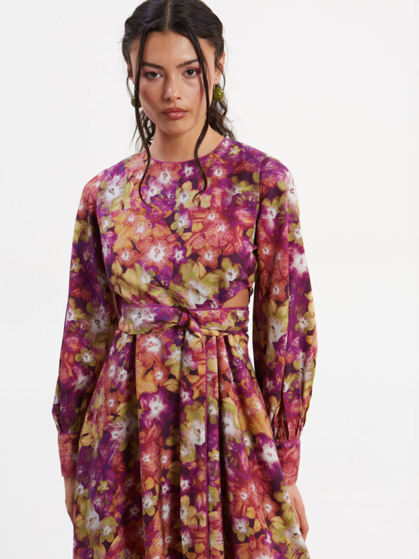 Ananke Jade Tencel Cut Out Dress