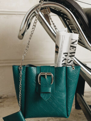 Individual "Missing" Shoulder Bag Forest Green