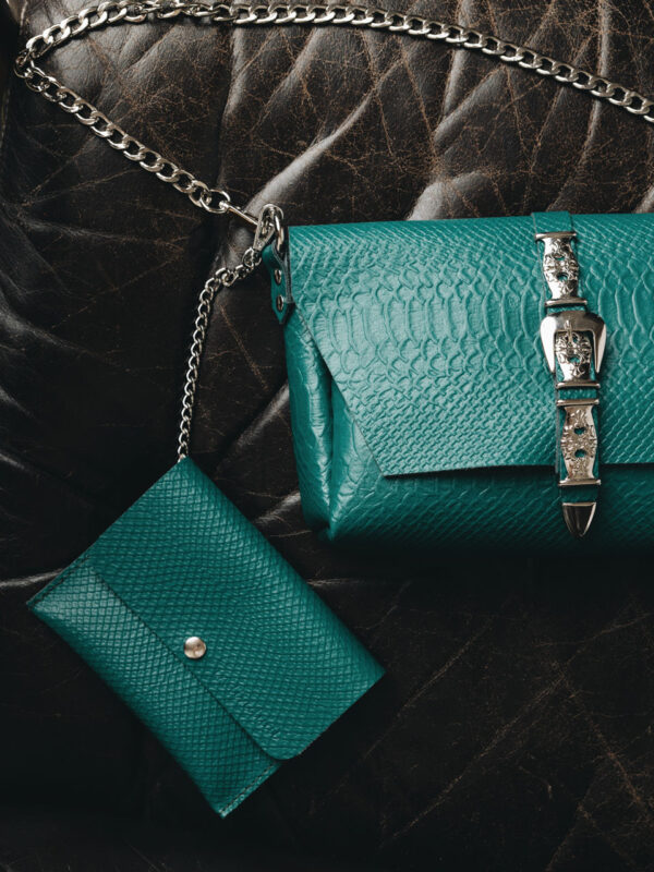 Individual "The river" Shoulder Bag Forest Green